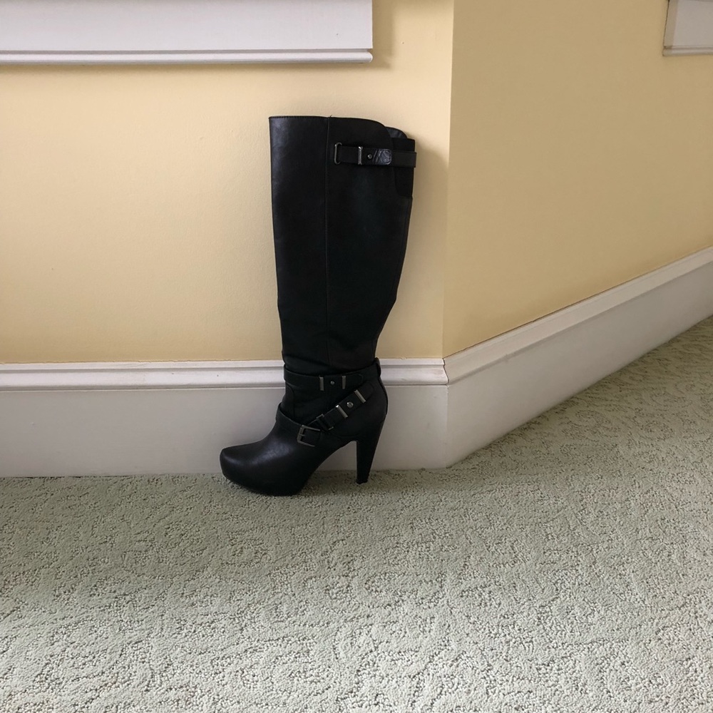 Black Guess tall boots